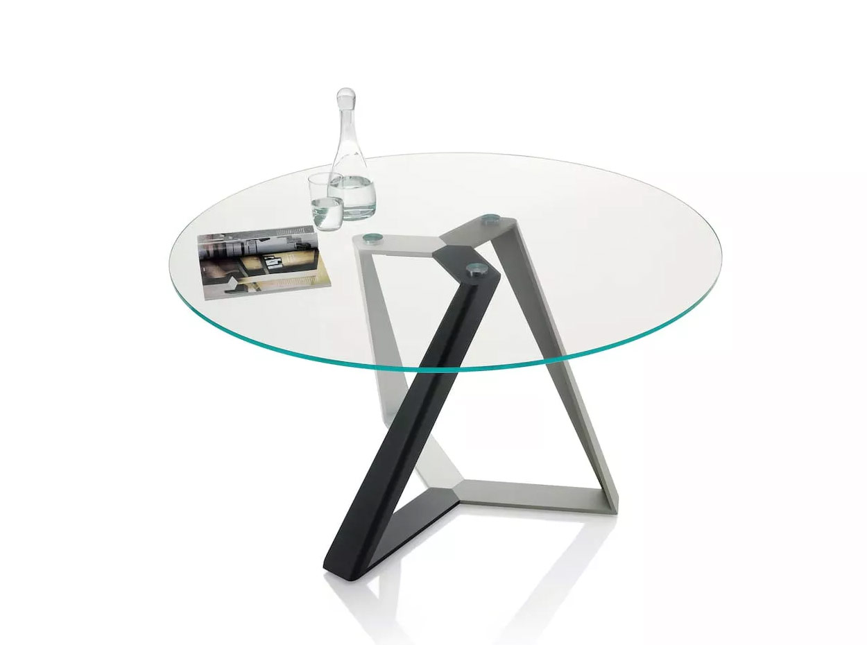 Millennium Glass Round Dining Table 3