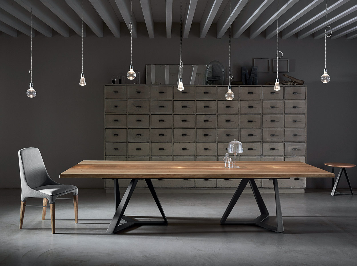 Millennium Wood Rectangular Dining Table 4